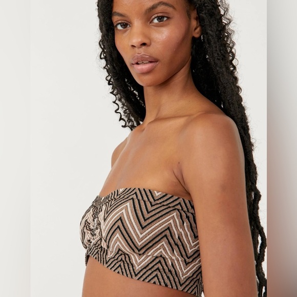 FREE PEOPLE desert days seamless bandeau TOP - Picture 4 of 9